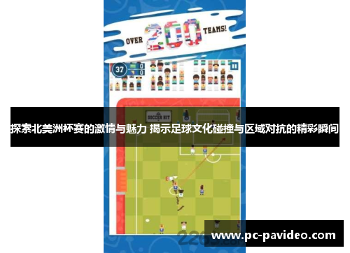 探索北美洲杯赛的激情与魅力 揭示足球文化碰撞与区域对抗的精彩瞬间