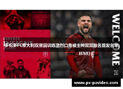 多伦多FC意大利双星因训练激烈口角被主帅双双除名首发名单